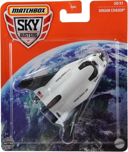 Matchbox Sky Busters Dream Chaser، أبيض وأسود in Saudi Arabia
