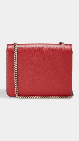 WHAT GOES AROUND COMES AROUND Women's Pre-Loved Gucci Red Leather Interlocking Crossbody in Saudi Arabia