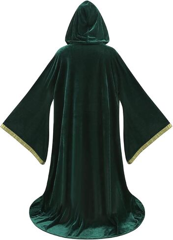 GRAJTCIN للجنسين المخملية معالج رداء معالج عباءة تأثيري عصر النهضة زي هالوين in Saudi Arabia