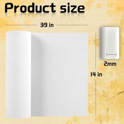 LUOKER 2mm EVA Foam Cosplay,14x 39in Foam Sheets for Crafts,Black Foam Board,Suitable for DIY Projects,Crafts,Halloween,Party Modeling in Saudi Arabia