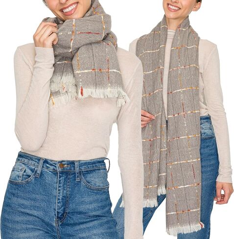 BASICO Fall Scarf for Women, Winter Scarf, Women's Scarves & Wraps, Blanket Scarf, Fall Accessories (27 Colors) in Saudi Arabia