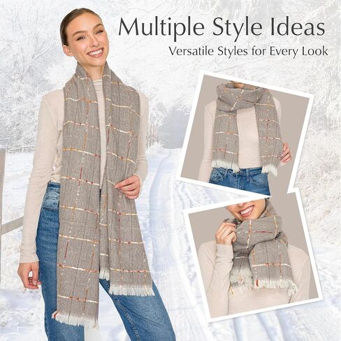 BASICO Fall Scarf for Women, Winter Scarf, Women's Scarves & Wraps, Blanket Scarf, Fall Accessories (27 Colors) in Saudi Arabia