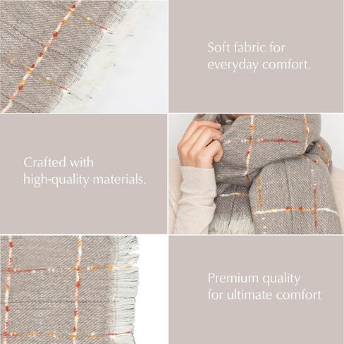 BASICO Fall Scarf for Women, Winter Scarf, Women's Scarves & Wraps, Blanket Scarf, Fall Accessories (27 Colors) in Saudi Arabia