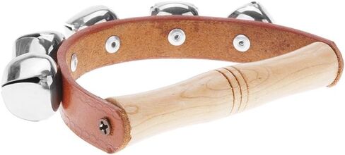 Andoer Tambourine Handbell Early Educational Musical Instrument Rhythm Beats Shaking Small Jingle Bell Tool in Saudi Arabia