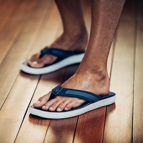 OLUKAI Leeward Men's Beach Sandals, Quick-Dry Flip Flops & Water Friendly in Kuwait