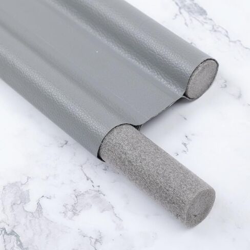 Door Draft Stopper Adjustable，Double Sided Draft Blocker Sound Proof Door Noise-Door Draft Blocker,Under The Door Draft Guard,Weather Stripping Noise Cold Air Blocker Window (White, 97cm) in Saudi Arabia