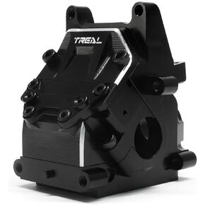 TREAL Aluminum 7075 HD Gearbox Case Bulkhead for Arrma 1:8 KRATON Extreme BASH (EXB) (Black)
