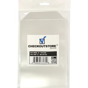 CheckOutStore 50 Clear Storage Pockets (5 5/8 x 8 1/2)