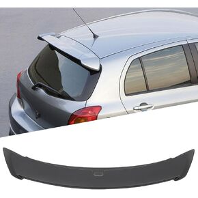 SCITOO Roof Spoiler Factory Style Fits for 2006-2011 for Toyota Yaris Hatchback ABS Matte Black Rear Window Roof Spoiler
