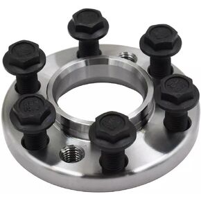 Crankshaft Spacer With Bolt Kit LS Short Crank Flexplate Spacer with Bolts Required When Used With Automatic Transmission Built Before 1997 Fit for GM LS1 LS2 LS3 LS6 LS7 L92 601010K
