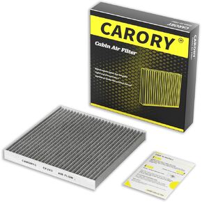 Cabin Air Filter w/Activated Carbon for Select 2005-2024 Toyota, Lexus, Subaru, Land Rover, Jaguar, Scion Models - Camry, RAV4, Highlander, Corolla, Sienna, Tundra, Prius, 4Runner, and More