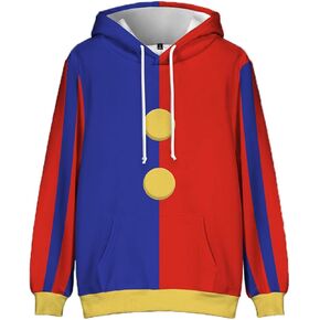 Unisex Kids Circus Hoodie Outfits Boys 3D Figure Printed Clown Cosplay Sweatshirt for Fans Gift