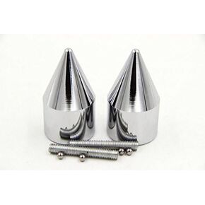 HTTMT MT220-001- Black Spike Bar Ends Hand Grip Handlebar End Caps Compatible with Suzuki GSXR 600 1992-2013