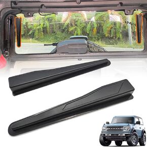 2PCS Compatible with bronco Rear Window Heater Protect Trim,Rear Window Heating Wire Protective Cover Fits compatible with Ford Bronco Accessories 2021 2022 2 door 4 door Rear Defogger Guards