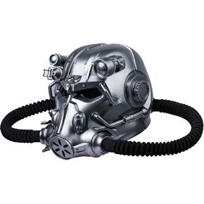 Playcoshow Halloween Cosplay Helmet, Resin Wearable Mask,PVC Lenses+Black Pipe