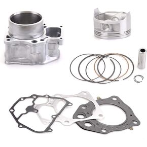 Mallofusa Cylinder Piston Gasket Top End Rebuild Kit Compatible for Honda Rancher TRX420 2007-2018 12100-HP7-A00 12100-HP5-600