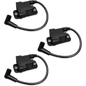 3Pcs Outboard Ignition Coil CDM Module Fit For 1996-2007 Mercury 30-300HP Force 40HP 50HP 75HP 90HP 120HP Replace 114-7509 827509A10 827509T7, 4 Pins Outboard Replacement Ignition Coil Packs