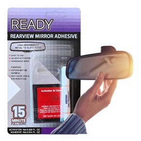 Ready Rearview Mirror Excellent Bond Adhesive, Fast Easy Installation, 15min Full Cure