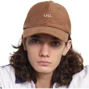 UNDERCONTROL Logo Tone-on-Tone Embroidery Height Long Brimmed Corduroy Four Seasons Wear Unisex Ball Cap Made in Korea Hat