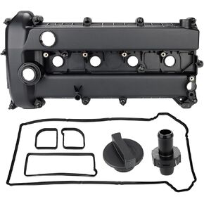 WATERWICH Engine Valve Cover Compatible with Mazda 3 2010-2013, Mazda 5 2009-2015, Mazda 6 2011-2013, Mazda CX-7 2010-2012 2.0L 2.3L 2.5L Replacement for L502-10-210E L3Y1-10-210A L502-10-210B