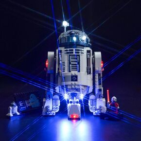 BrickBling LED Light Compatible with Lego R2-D2, Compatible with Lego 75379-No Model