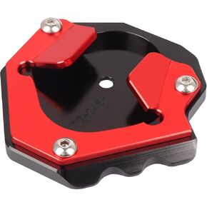 CHIFUN Kickstand Enlarger Pad Side Stand Extension Plate Compatible with Yamaha Tenere 1200 1200XT 2014-2020 (Black)