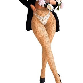 Lace Fishnet Tights, Rave Glow Outfits, Fits 0-18, Striped Patterned Stockings Fishnets Mesh Fish Net Halloween