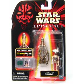 Star Wars Episode I: The Phantom Menace Gasgano with Pit Droids Action Figures 3.75 Inches