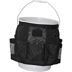 Multi Purpose Car Bucket Wash Tool Organizer Container, Fishing Bucket Storage Bag for 5 Gallon Bucket Hiking Camping Cooking Cleaning Garden Fishing Tools Supplier Bag Only