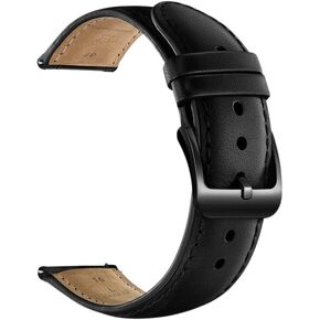 16mm Watch Band,Vintage Leather Watch Strap 10 Colors Watch Band,Quick Release Leather Watch Band,Classic Genuine Leather Wristband for Men Women samsung Replacement band,Choose Size Color