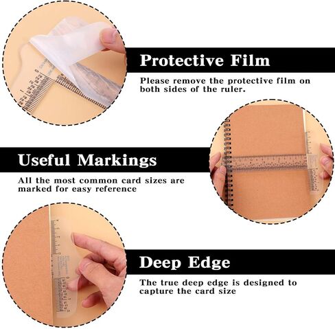 Acrylic T Square Ruler, 6'' Clear T Ruler for Crafting, Imperial & Metric Scale Rulers Measuring Drafting Ruler, T-Square Graduated Ruler Drawing Tools for Sewing Quilting Designs Architect in Saudi Arabia