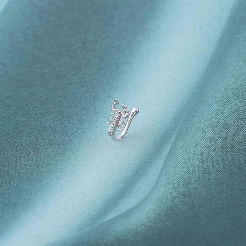 خمر العقرب الأنف الدائري الشرير العقرب الأنف الكفة القوطية العقرب النحاس الأفريقي الأنف الدائري وهمية غير مثقوب خاتم الأنف للنساء in Kuwait