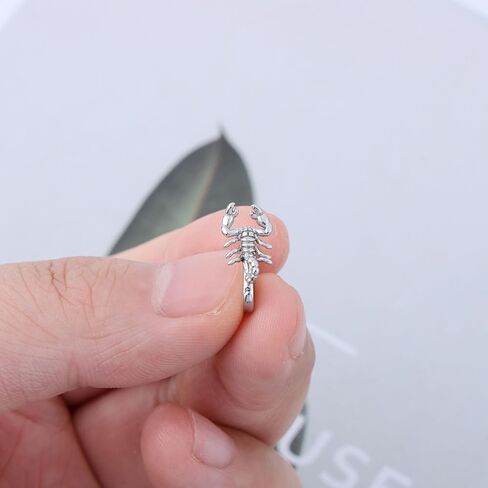 خمر العقرب الأنف الدائري الشرير العقرب الأنف الكفة القوطية العقرب النحاس الأفريقي الأنف الدائري وهمية غير مثقوب خاتم الأنف للنساء in Kuwait