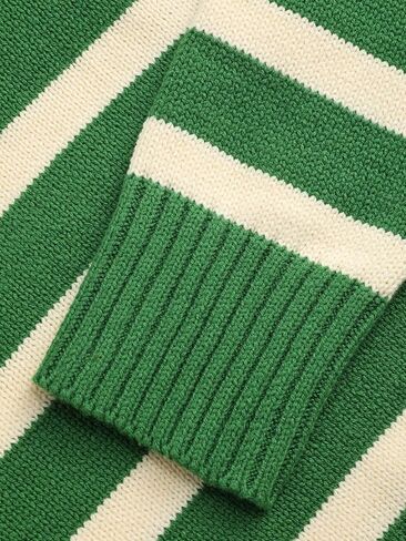 CIDER Polo Sweaters for Women Striped Collar Knit Fall Sweaters 2024 in Kuwait