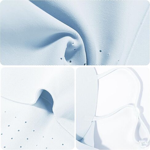Women's Sunscreen mask Breathable ice Silk Veil Anti-UV face and Neck Cover Suitable for Summer Outdoor Sports in Saudi Arabia