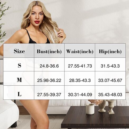 Women Lace Bodysuit Sexy Strappy One Piece Lingerie Backless Teddy Babydoll in Saudi Arabia