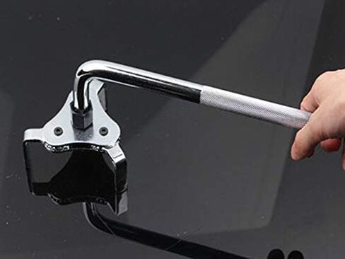 Adjustable 3 Jaw Oil Filter Wrench Tool Best Fit 2-1/2 inch to 4.5 inches for Removing Motorcycles Cars Trucks (Silver) in Saudi Arabia