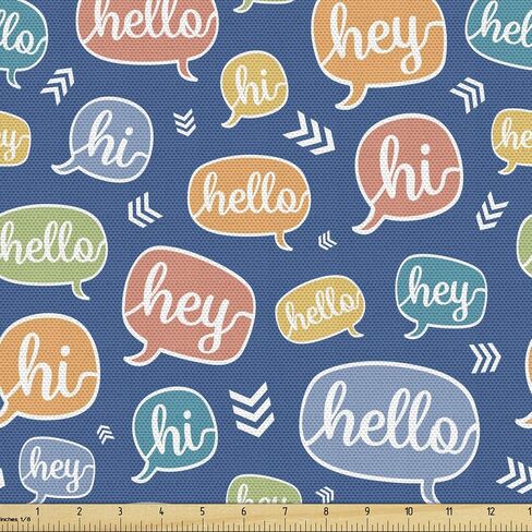 Ambesonne Black and White Fabric by The Yard, Vintage Floral Pattern Victorian Classic Royal Inspired New Modern Art, Decorative Fabric for Upholstery and Home Accents, 2 Yards, Black and White in Kuwait