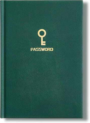 Password Keeper Book for Website Username Internet login Computer Address Password Notebook Logbook-Black in Saudi Arabia