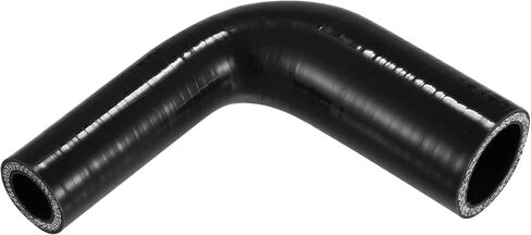 X AUTOHAUX 1 قطعة 19 مللي متر/0.75 "-32 مللي متر/1.26" ID 102 مللي متر/4.02" طول 90 درجة أسود سيارة خرطوم سيليكون خرطوم التبريد العالمي in Saudi Arabia