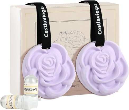 2 Packs Lemon Scented Sachets for Drawers and Closets, Long-Lasting Closet Freshener Drawer Sachets, Small Spaces Cute Air Freshener Car, Birthday Gifts for Mom Friend Sister in Saudi Arabia