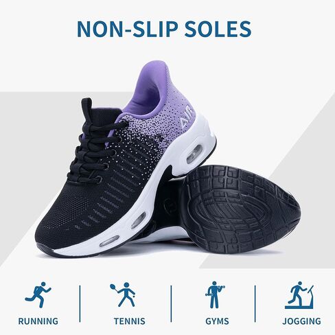 Women's Walking Shoes Slip On Tennis Sneakers Easy Put On Athletic Shoes for Ladies US 6-10.5 in Kuwait