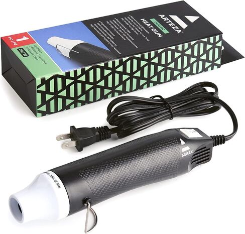 ARTEZA Mini Heat Gun for Crafts, 300W, 212–392° Fahrenheit, Ergonomic Lightweight Hot Air Gun for Embossing, Pouring, Drying Resin in Saudi Arabia