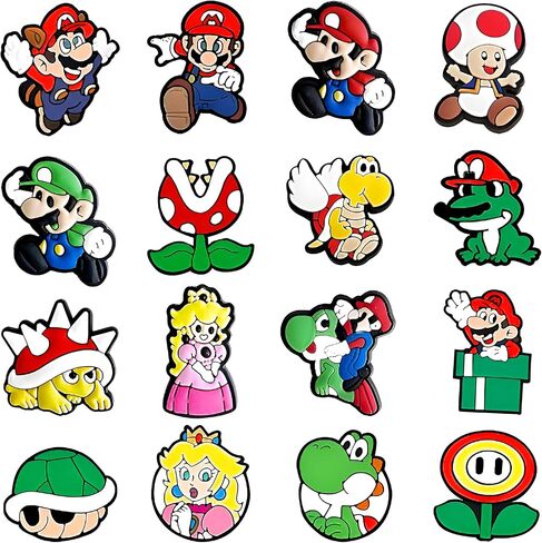 Shoe accessories decoration, cartoon-themed shoe charms, cute shoe ornaments, shoe charms, party gifts for girls, children. in Kuwait