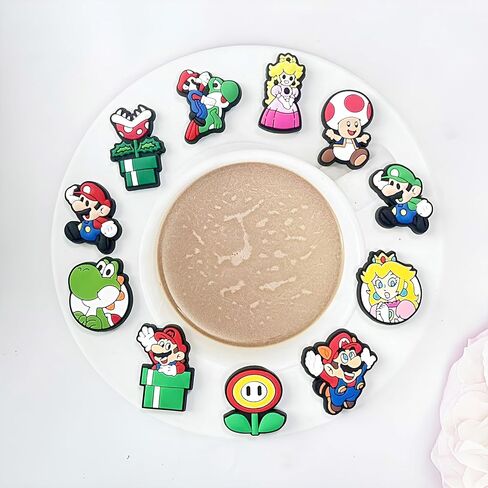 Shoe accessories decoration, cartoon-themed shoe charms, cute shoe ornaments, shoe charms, party gifts for girls, children. in Kuwait