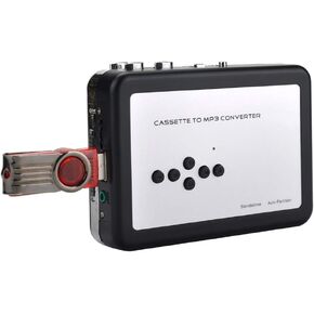 Y&H Cassette Tape Player Record Tape to MP3 Digital Converter,USB Cassette Capture,Save to USB Flash Drive Directly,No Need Computer