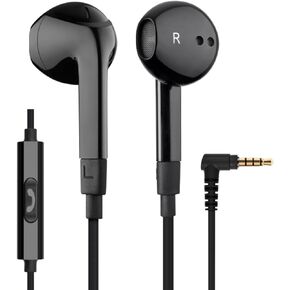 LUDOS FEROX Wired Earbuds in-Ear Headphones, 5 Year Warranty, Earphones with Microphone, Noise Isolation Corded for 3.5mm Jack Ear Buds for iPhone, Samsung, Computer, Laptop, Kids, School Students