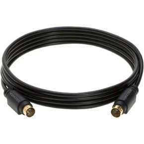 S-Video Cable 4 Pin Male 75 Ohm Patch Cord 6ft 12ft 25ft 50ft for DVD HDTV (6FT)