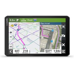 Garmin dezl OTR810, Large, Easy-to-Read 8" GPS Truck Navigator, Custom Truck Routing, High-Resolution Birdseye Satellite Imagery, Directory of Truck & Trailer Services, Black (Renewed)