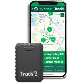 Tracki Pro GPS Tracker for Vehicles up to 12 Months Waterproof Magnetic Asset Real time Tracker 4G LTE Long Battery Life 2-12 Month, Unlimited Distance, Subscription Required, Speed Monitor, Geofence
